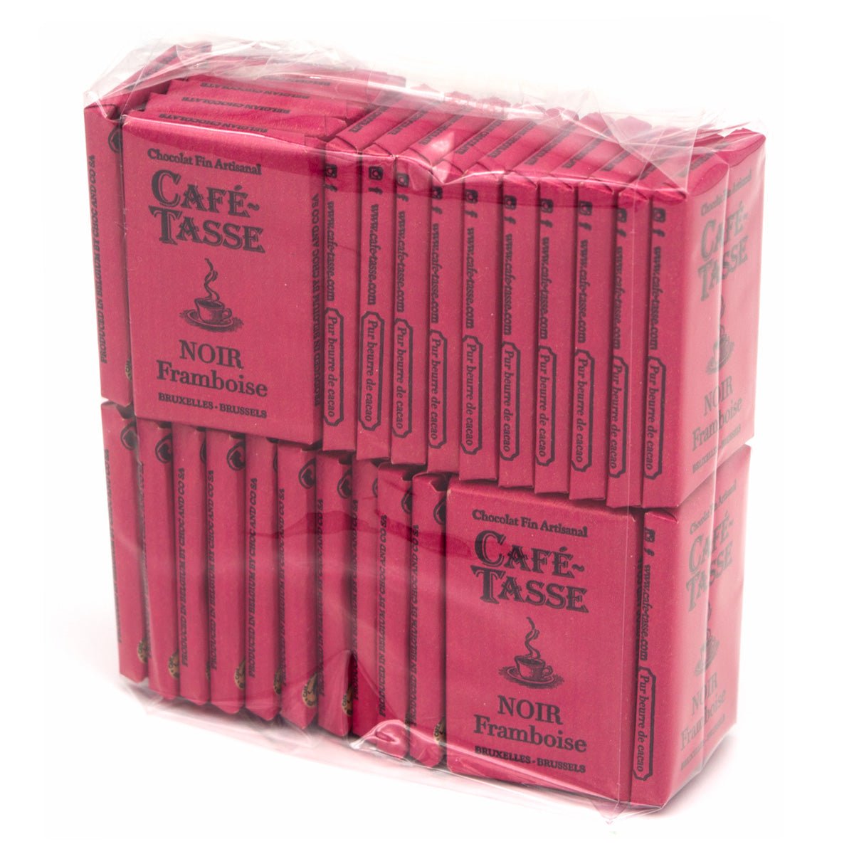 Cafe-Tasse Noir Framboise 60% Dark Chocolate & Raspberry Mini-Bars