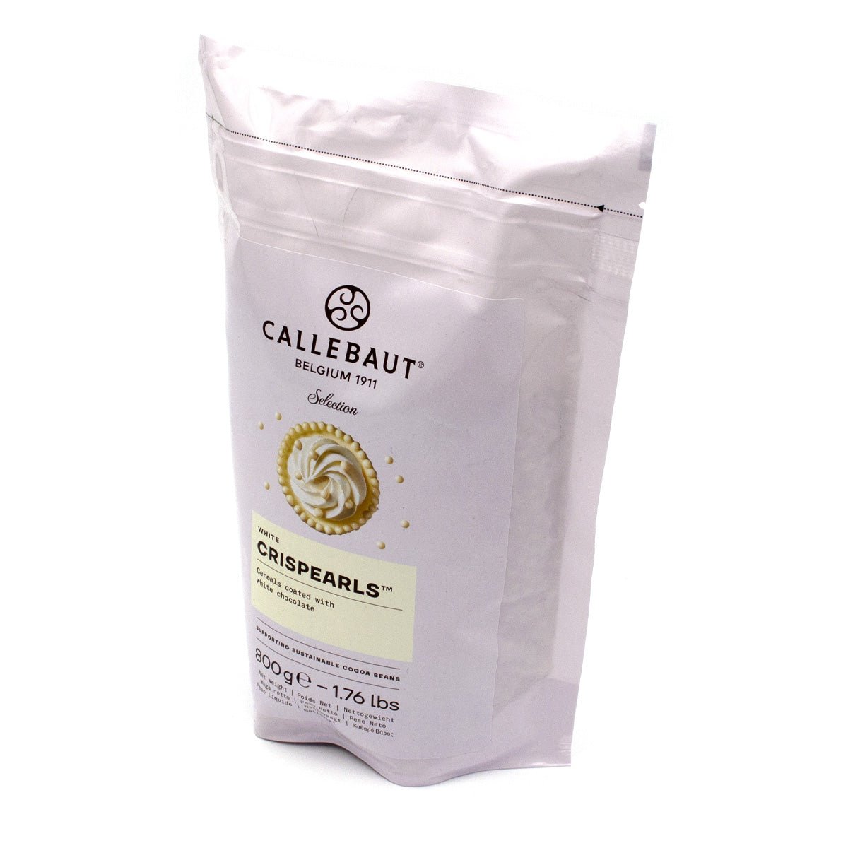 Callebaut White Chocolate Crispearls Bag