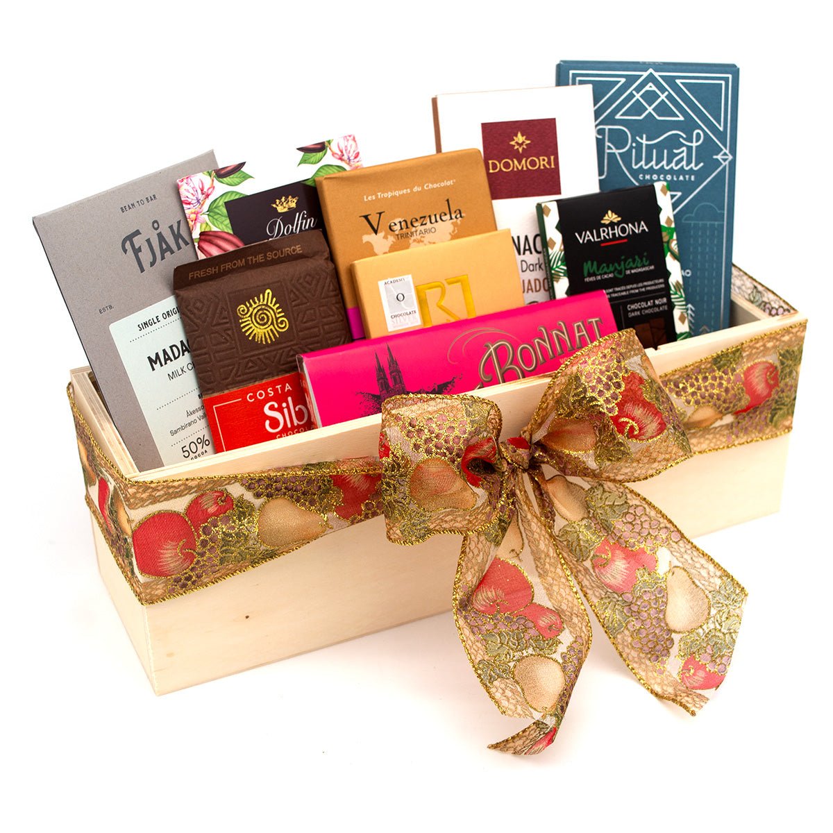 Chocosphere Assorted Single Origin Chocolates Gift Wine Box