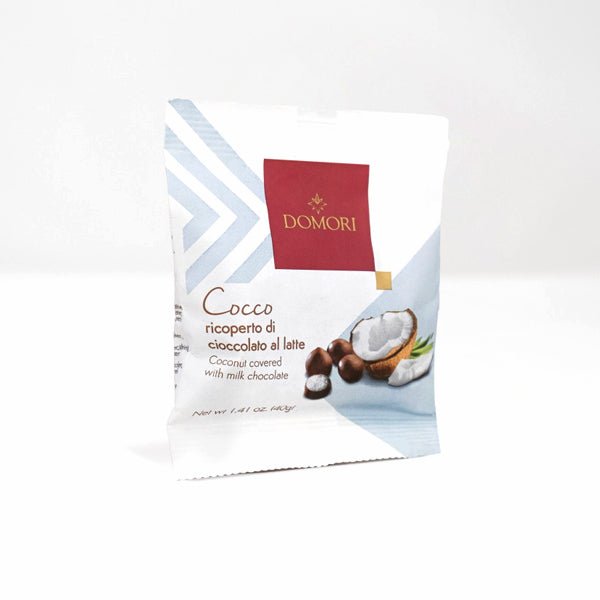 Domori Dragées Cocco Coconut Covered in 50% Milk Chocolate - 40g