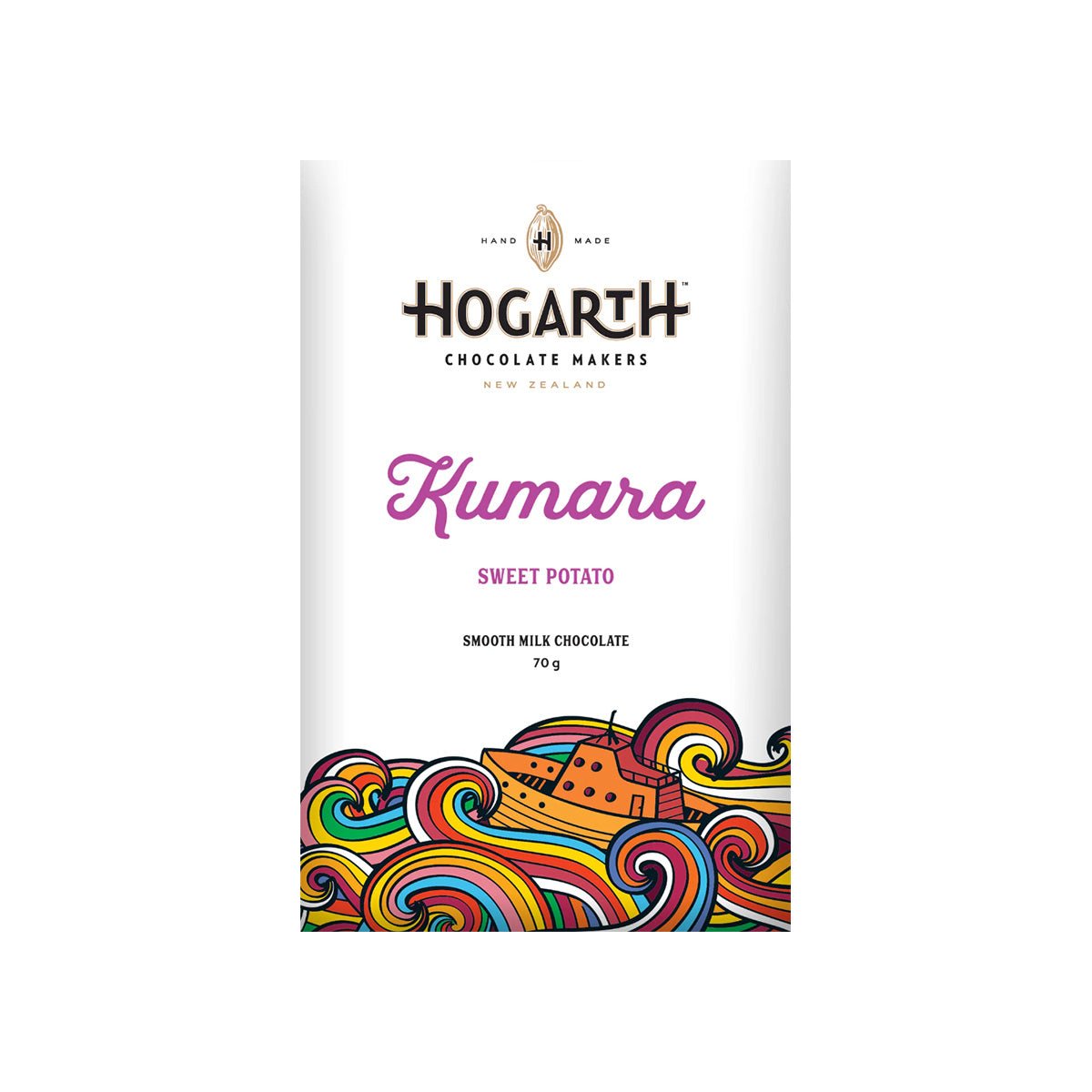 Hogarth Kumara 46% Single Origin Milk Chocolate Bar - 70g