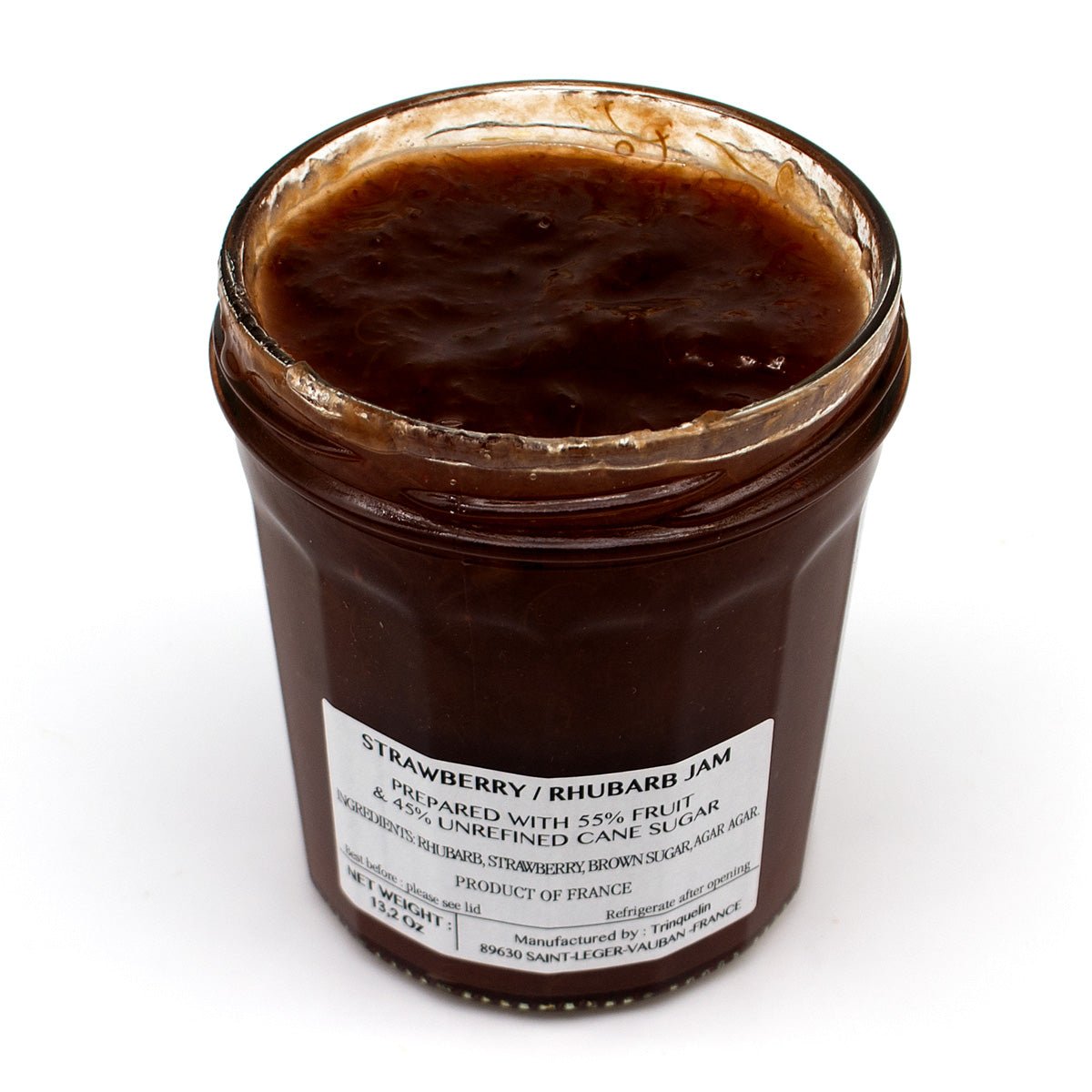 La Trinquelinette Fraise Rhubarbe Strawberry Rhubarb Spread - 370g