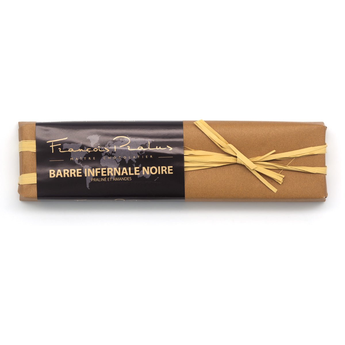 Pralus Infernale Nut Praline & Almonds 75% Dark Chocolate Bar - 160g