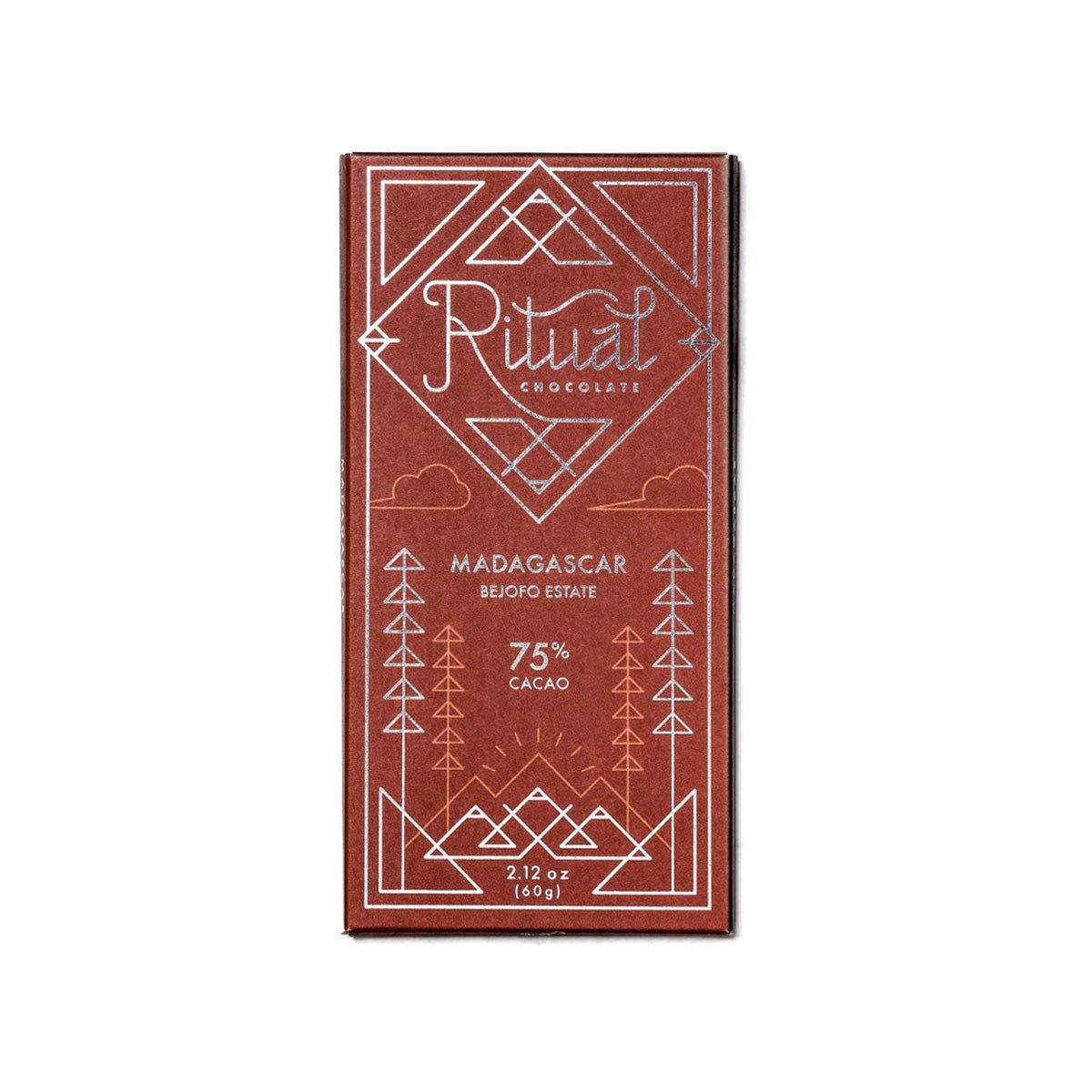 Ritual Chocolate Madagascar Sambirano 75% Single Origin Dark Chocolate Bar - 60g