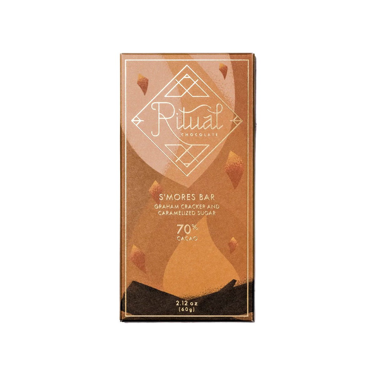 Ritual Chocolate S'Mores 70% Dark Chocolate Bar - 60g