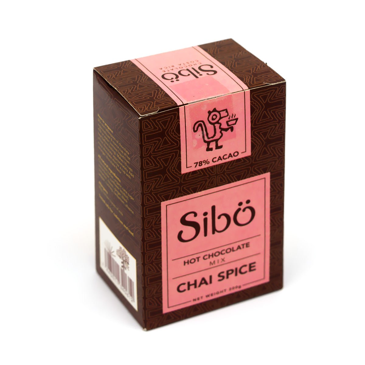 Sibu Chai Spice Hot Drinking Chocolate Box - 200g