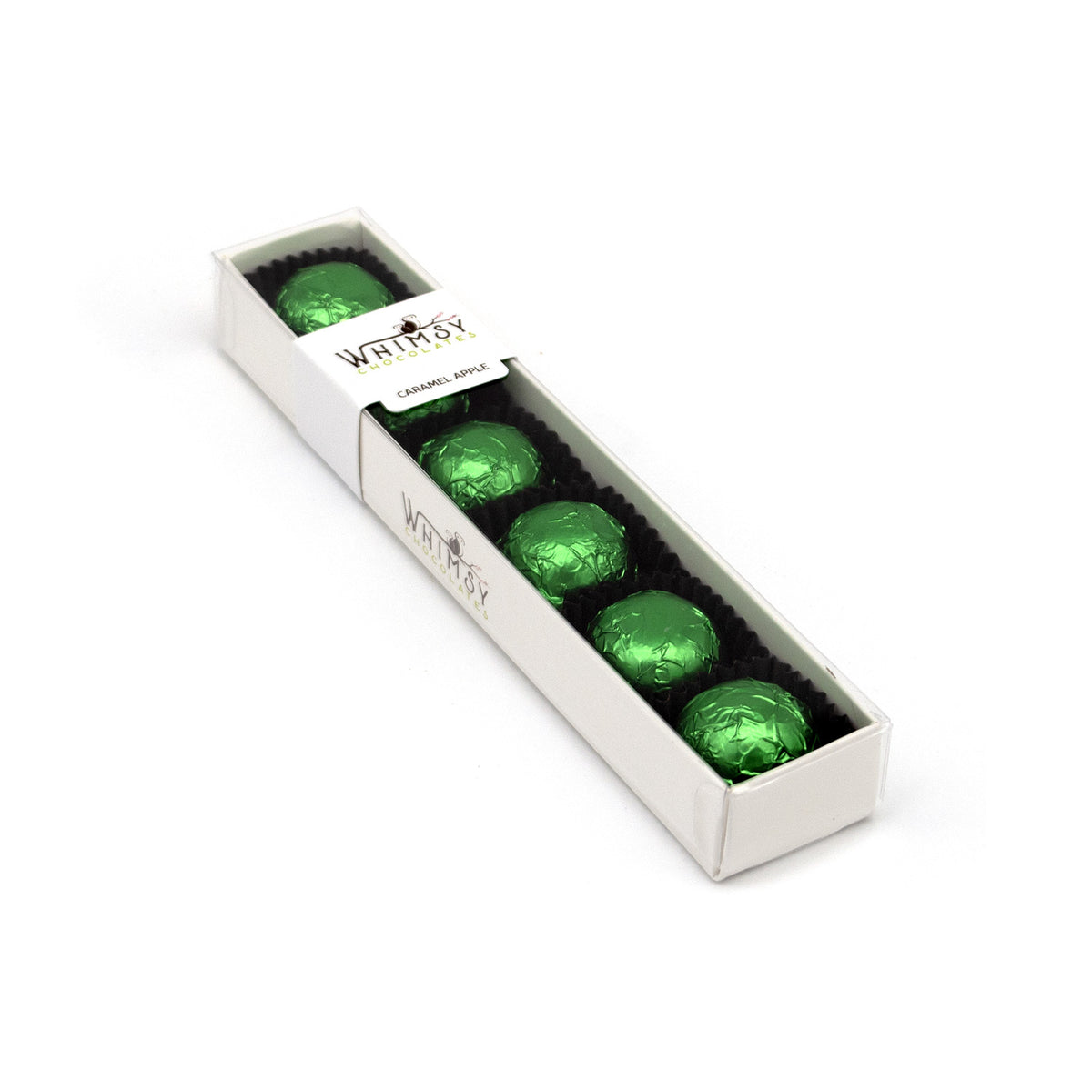 Whimsy Chocolates Caramel Apple Gold Chocolate Meltaways - 6-piece