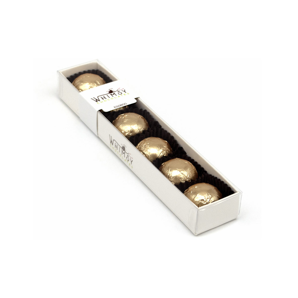 Whimsy Chocolates Eggnog Gold Chocolate Meltaways - 6-piece