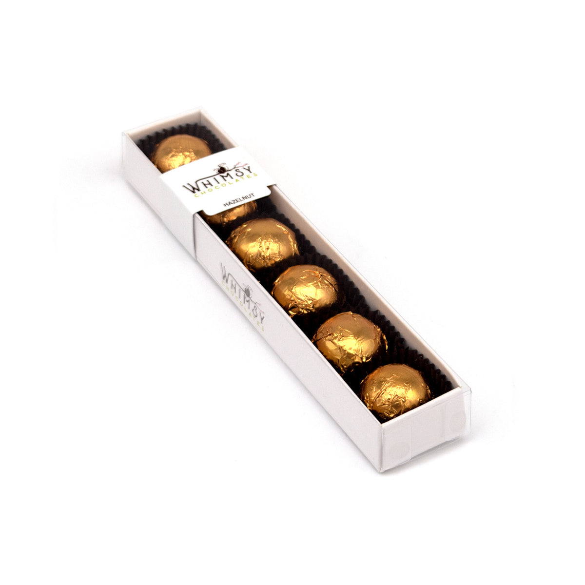 Whimsy Chocolates Golden Hazelnut Gold Chocolate Meltaways