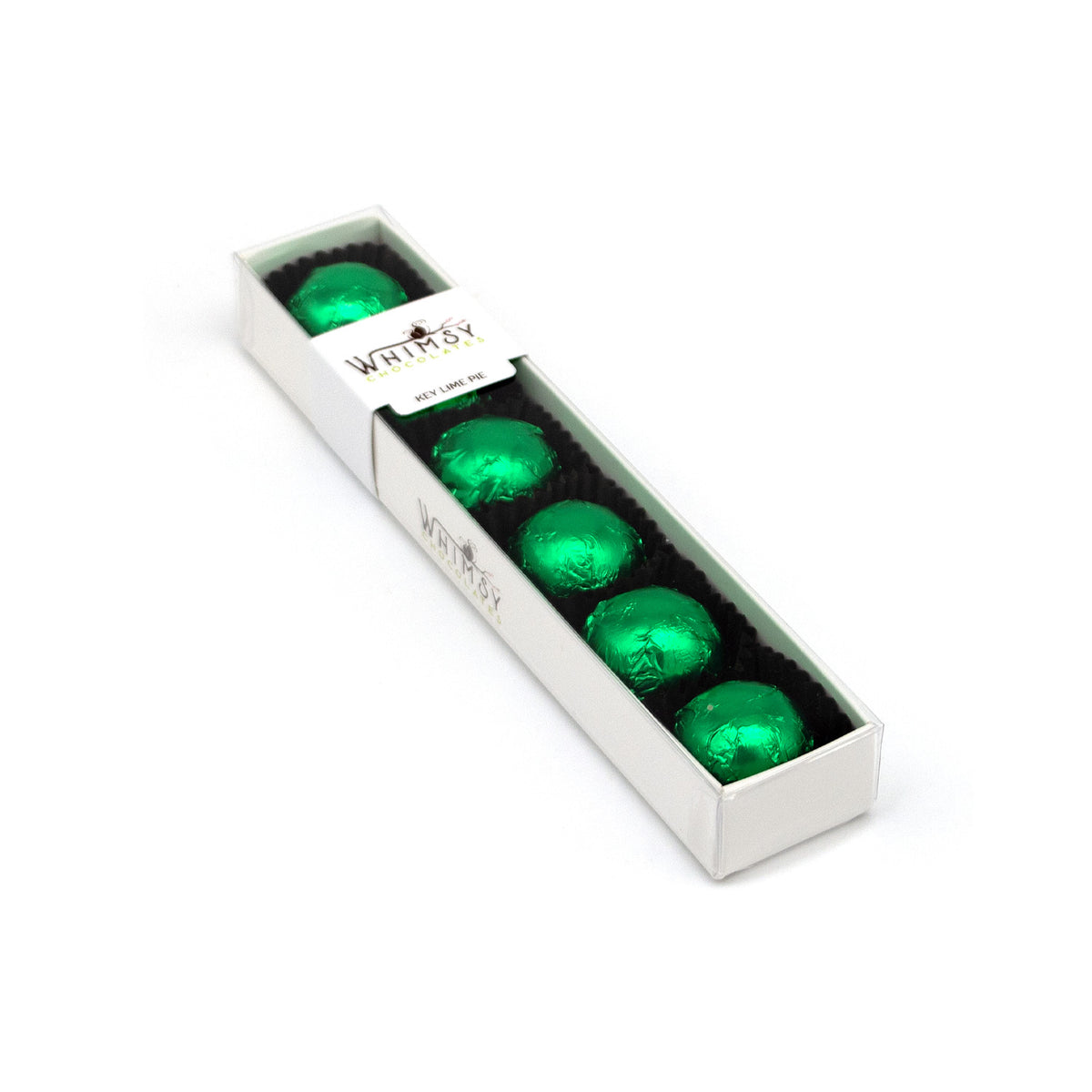 Whimsy Chocolates Key Lime Pie Gold Chocolate Meltaways - 6-piece