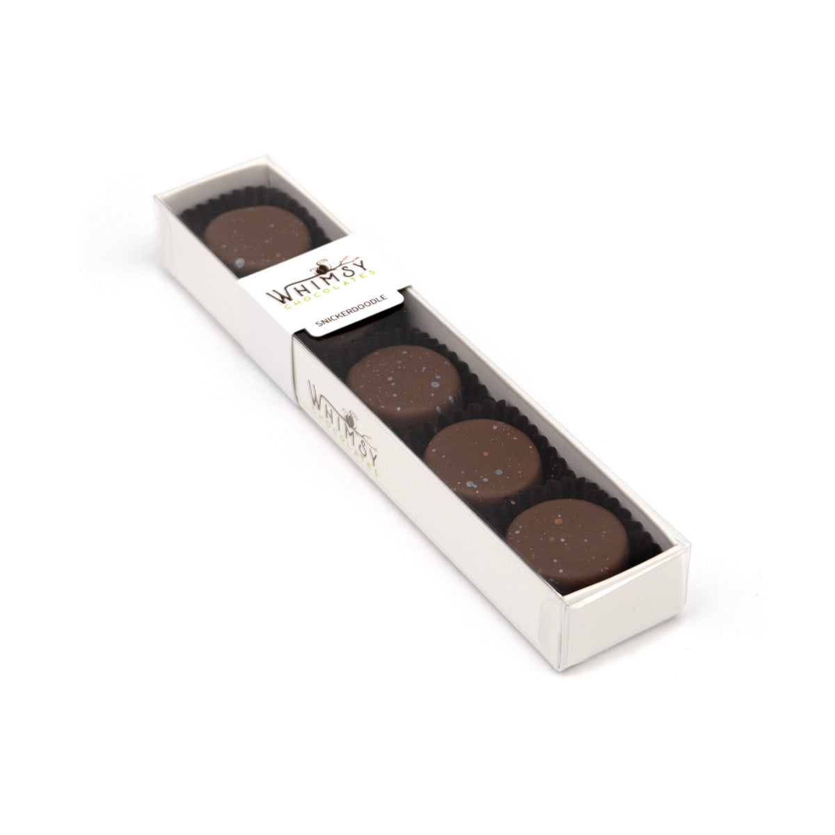 Whimsy Chocolates Snickerdoodle Milk Chocolate Truffles - 6-piece