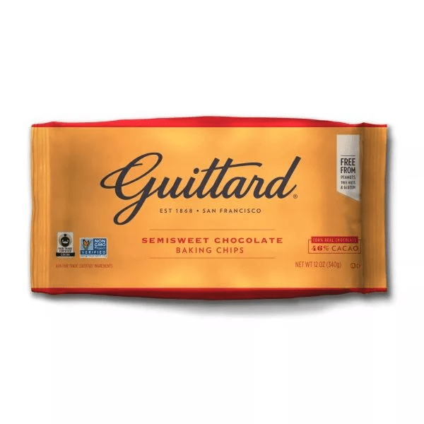 Guittard Semisweet 46% Dark Chocolate Chips Bag - 340g