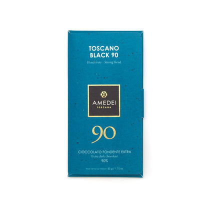 Amedei Toscano Black 90% Dark Chocolate Bar - 50g