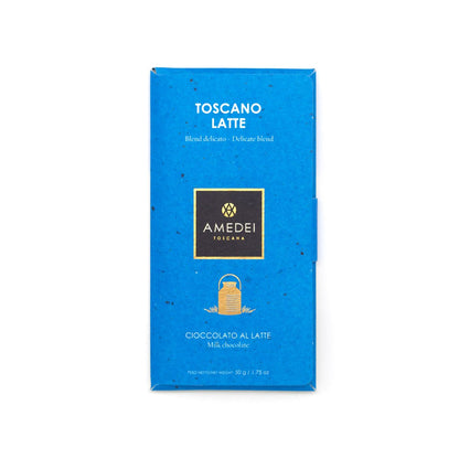 Amedei Toscano Brown Cioccolato al Latte 32% Milk Chocolate Bar - 50g