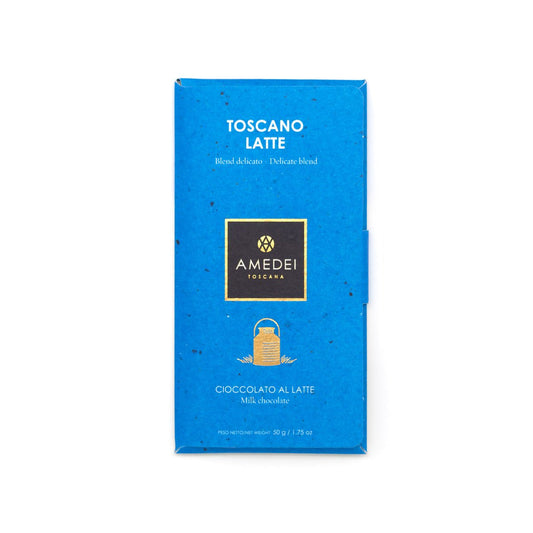 Amedei Toscano Brown Cioccolato al Latte 32% Milk Chocolate Bar - 50g