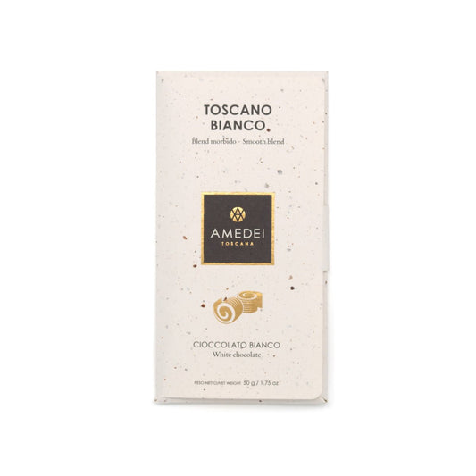 Amedei Toscano Cioccolato al Latte Bianco 29% White Chocolate Bar - 50g
