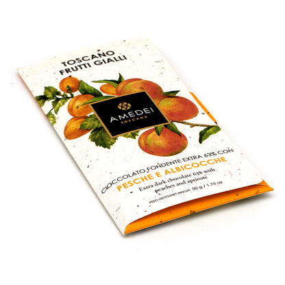 Amedei Toscano Frutti Gialli 63% Dark Chocolate & Yellow Fruits Bar - 50g