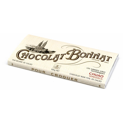 Bonnat Chuao 75% Single Origin Dark Chocolate Bar - 100g