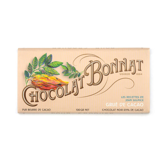 Chocolat Bonnat chocolate bar packaging on a white background