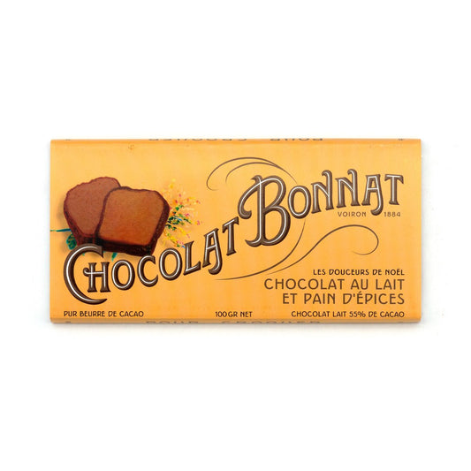Chocolat Bonnat chocolate bar packaging on a white background