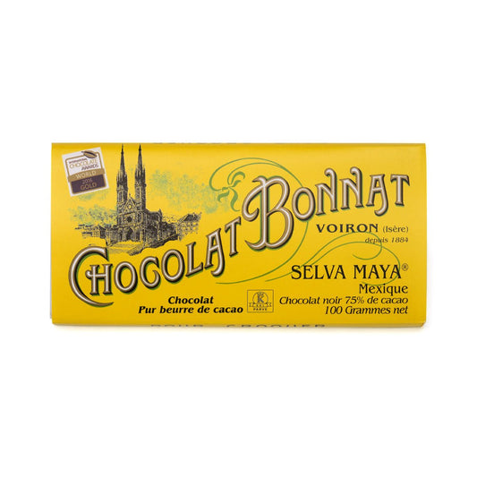 Bonnat Selva Maya 75% Single Origin Dark Chocolate Bar - 100g