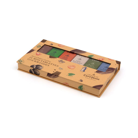 Cafe-Tasse Assorted Chocolate Mini-Bar Discovery Box - 24-pc - 216g