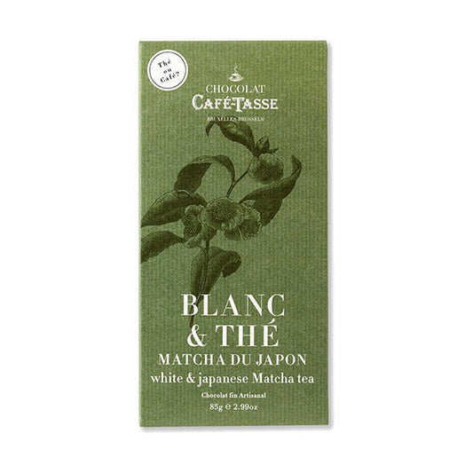 Café-Tasse Blanc & Thé 27% White Chocolate & Matcha Tea Bar - 85g