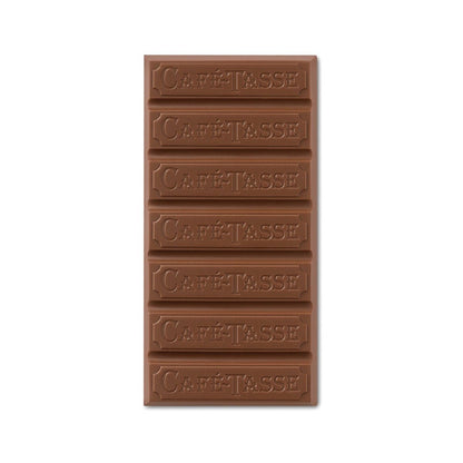 Cafe-Tasse Lait & Cafe Rouges d'Ethiopie 38% Milk Chocolate & Coffee Bar - 85g