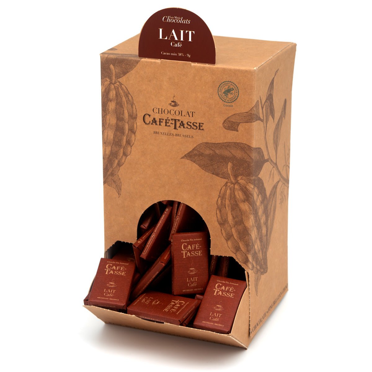Cafe-Tasse Lait Café 38% Milk Chocolate & Coffee Mini-Bars