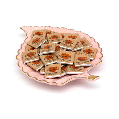 Cafe-Tasse Lait Caramel Croquant 38% Milk Chocolate & Caramel Napolitans