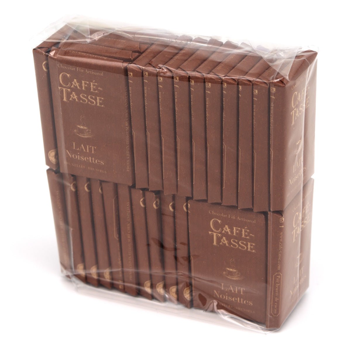 Cafe-Tasse Lait Noisettes 38% Milk Chocolate & Hazelnut Mini-Bars