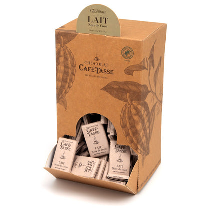 Cafe-Tasse Lait Noix de Coco 35% Milk Chocolate & Coconut Mini-Bars