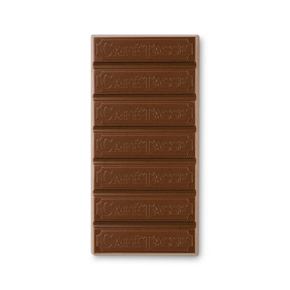 Cafe-Tasse Lait Noix de Pécan 38% Milk Chocolate with Cookie & Sea Salt Bar - 85g