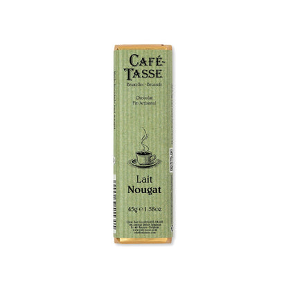 Café-Tasse Lait Nougat 38% Milk Chocolate with Nougat Bar - 45g