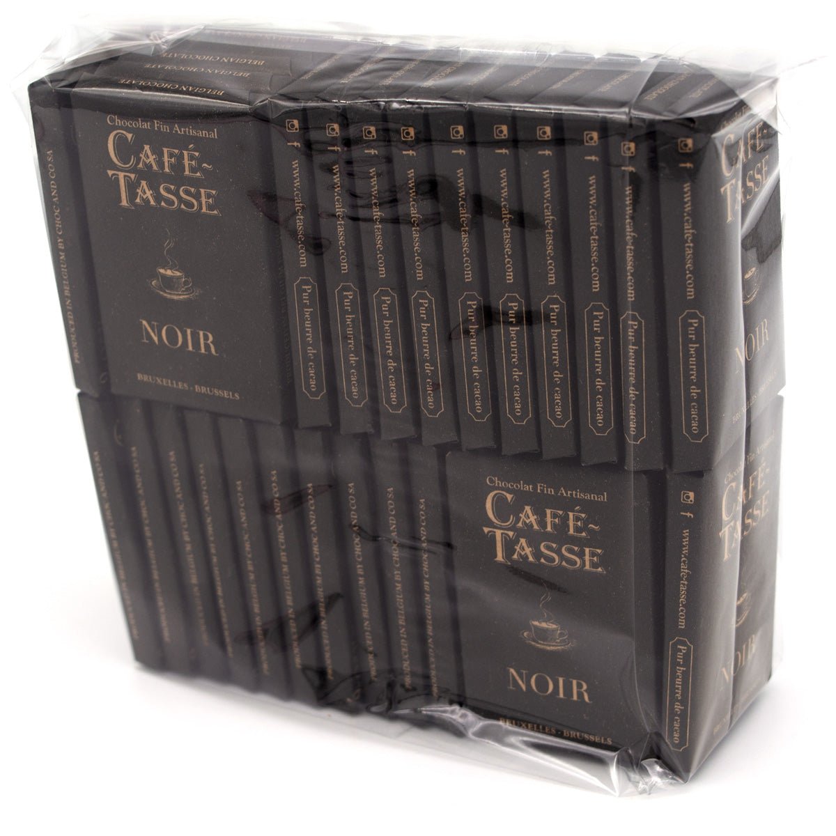Cafe-Tasse Noir 60% Dark Semisweet Chocolate Mini-Bars