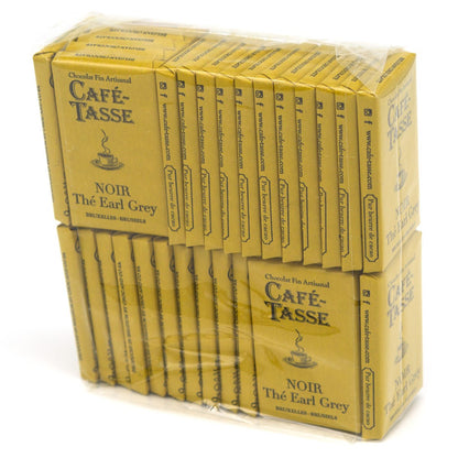 Cafe-Tasse Noir Thé Earl Grey 60% Dark Chocolate & Tea Mini-Bars