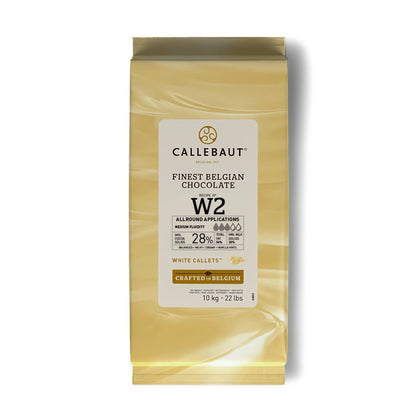 Callebaut W2NV Natural Vanilla 28% White Chocolate Callets (Close Date)
