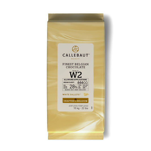 Callebaut W2NV Natural Vanilla 28% White Chocolate Callets (Close Date)