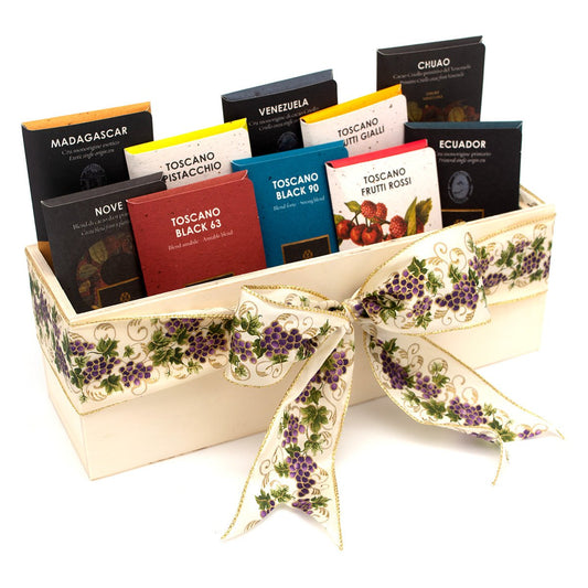 Chocosphere Wine Box Gift Box - Assorted Amedei Chocolates