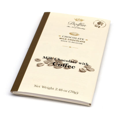 Dolfin 37% Milk Chocolate with Coffee Bar - 70g
