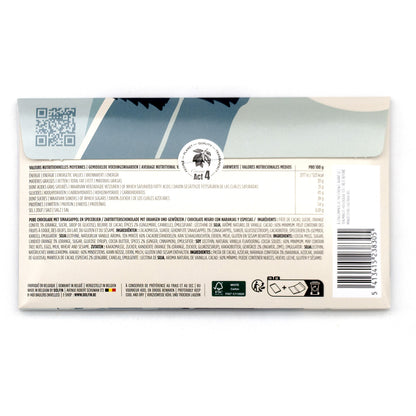 Dolfin 60% Dark Chocolate with Orange, Ginger and Cinnamon Bar - 70g