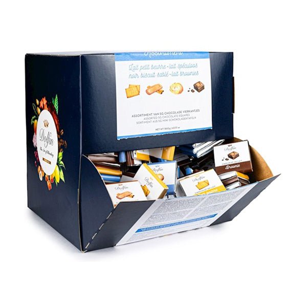 Dolfin Assorted Milk & Dark Chocolate Cookie Napolitans Box - 1.8 kg
