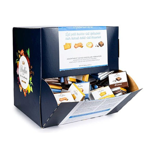 Dolfin Assorted Milk & Dark Chocolate Cookie Napolitans Box - 1.8 kg