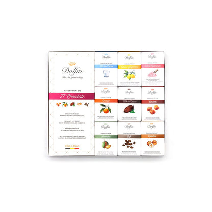 Dolfin Assortment of 27 Chocolate Mini-Bars Box - 270g
