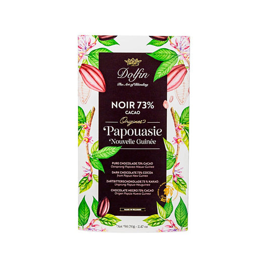Dolfin Noir Papouasie 73% Single Origin Dark Chocolate Bar - 70g