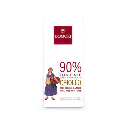 Domori Criollo 90% Dark Chocolate Bar - 50g