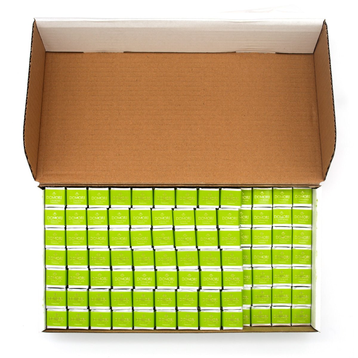 Domori Gianduja Pistachio Cremini Cubes (Overstock)