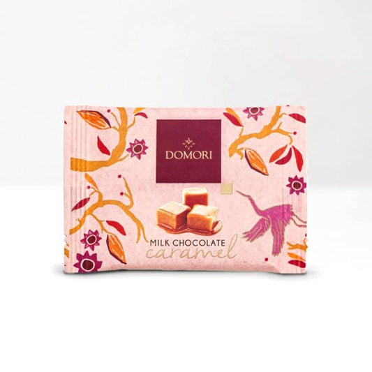 Domori 39% Milk Chocolate with Caramel Mini-Bar - 25g (Past Date)