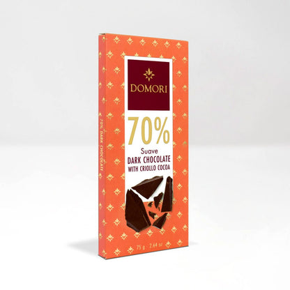 Domori Suave Criollo 70% Dark Chocolate Bar - 75g
