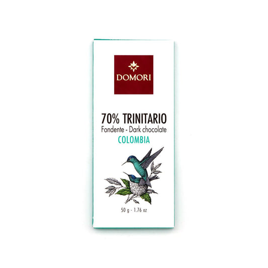 Domori Trinitario Colombia 70% Single Origin Dark Chocolate Bar - 50g